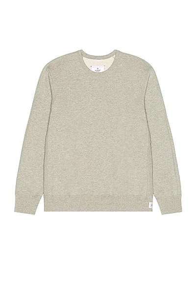 Reigning Champ Crewneck In Heather Grey