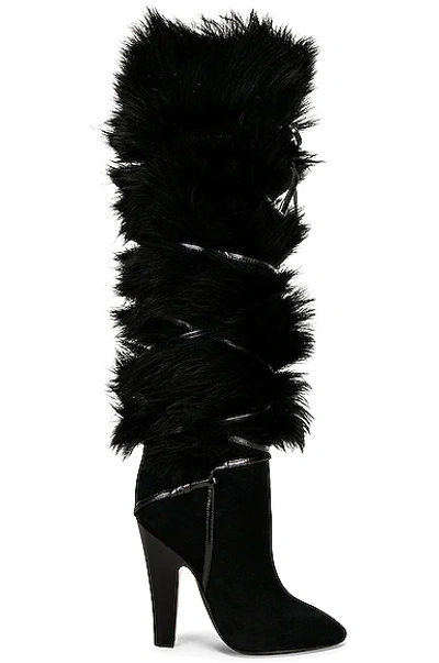 Saint Laurent Jokull Boots In Nero