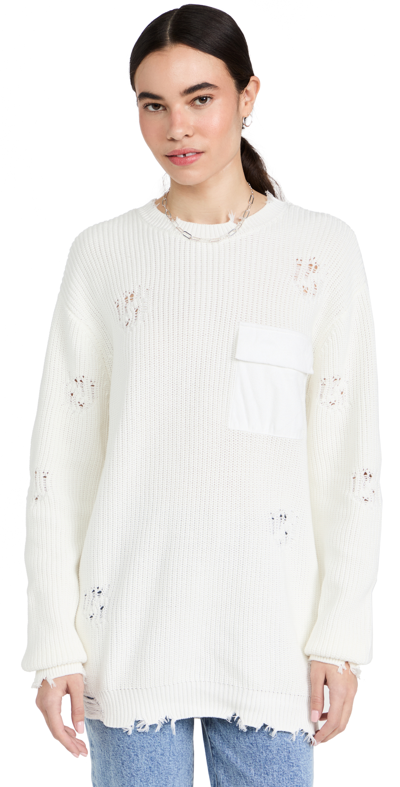 Ser.o.ya Devin Oversized Sweater In White