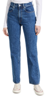Slvrlake London High Waist Crop Straight Leg Jeans In Sweet Memory