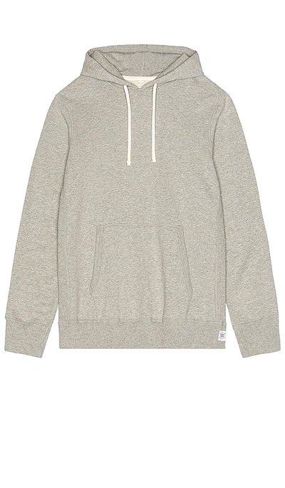 Reigning Champ Pullover Hoodie In Heather Grey