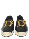 DSQUARED2 LOW LEATHER ESPADRILLES