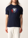 Blauer Basic  T-shirt With Logo In Blue