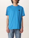 PAUL & SHARK COTTON T-SHIRT WITH LOGO PATCH,c78925011