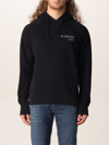 Fay Cotton Jumper With Logo In Navy