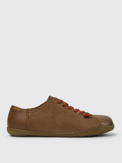 Camper Peu Rambla  Sneakers In Calfskin In Brown