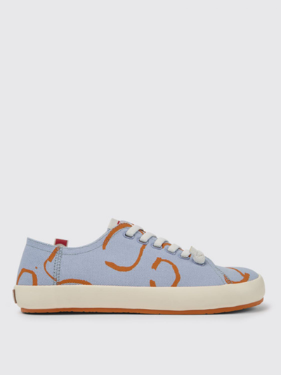 Camper Peu Rambla  Trainers In Recycled Cotton In Blue