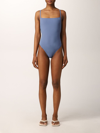 Lido Tre Geometrical One Piece Swimsuit In Gnawed Blue