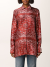 GOLDEN GOOSE SHIRT IN VISCOSE WITH PRINT,C73418014
