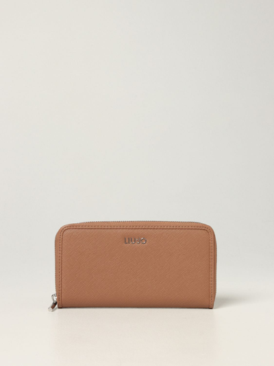 Liu •jo Wallet In Synthetic Leather In Walnut