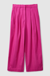 Cos Wide-leg Tailored Trousers In Pink