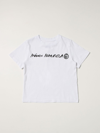 Mm6 Maison Margiela Kids' Cotton T-shirt In White