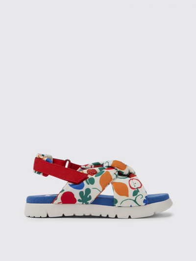 Camper Kids' Oruga  Sandals In Recycled Polyester In Multi