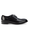 Geox Hampstead Calf-leather Derby Shoes In Black