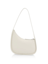 The Row Women's Half Moon Leather Shoulder Bag In Ivory