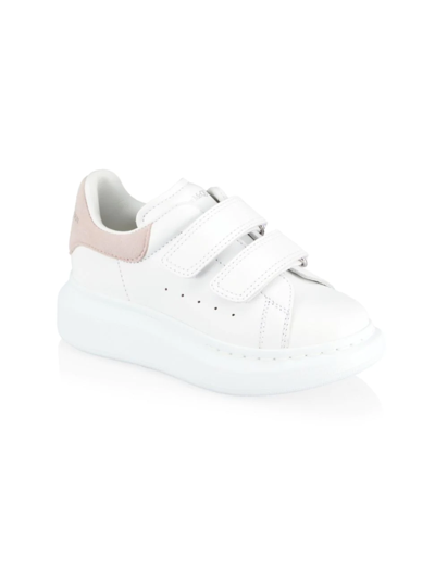 Alexander Mcqueen Kids' Little Girl's & Girl's Leather Oversize Sneakers In White