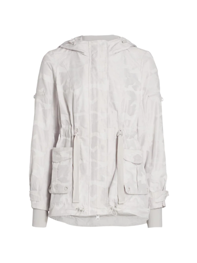 Blanc Noir Skyfall Camo-print Aviator Jacket In Light Grey Camo