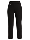 Veronica Beard Women's Renzo Ankle Crop Pants In Black