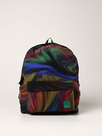Emporio Armani Sustainability Project - Technical Fabric Backpack In Multicolor