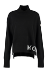 MONCLER WOOL AND CACHEMIRE TURTLENECK PULLOVER