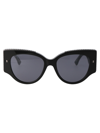 Dsquared2 D2 Cat-eye Acetate Sunglasses In 807t4 Black