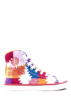 Isabel Marant Benkeen Sneakers In Yellow Cotton In Multicolor