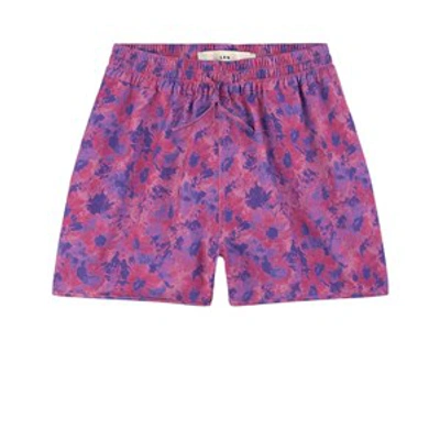 Les Coyotes De Paris Kids' Sompa Shorts Floral Pink