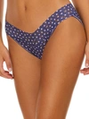 Hanky Panky Signature Lace Printed V-kini In Square Root