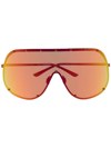 RICK OWENS 超大款盾形太阳眼镜