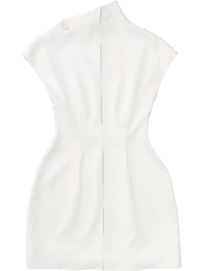 Proenza Schouler Asymmetric-neck Tunic Top In White
