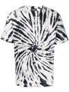 Etudes Studio Tie Dye-print Short-sleeved T-shirt In Weiss