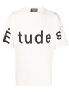 Etudes Studio Logo-print Short-sleeved T-shirt In Weiss