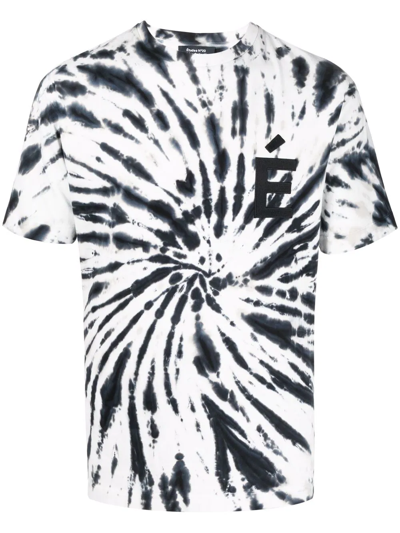 Etudes Studio Tie Dye-print Short-sleeved T-shirt In White