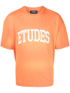 Etudes Studio Orange Spirit 'études' University T-shirt In Orange