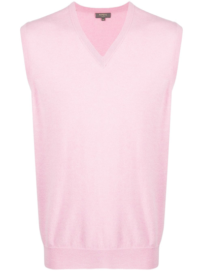N•peal The Westminster Organic-cashmere Pullover In Rosa