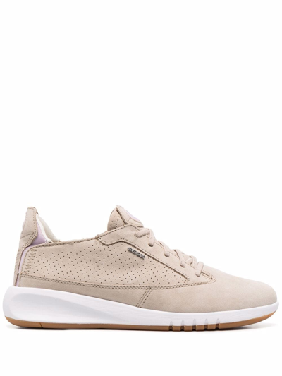 Geox Aerantis Low-top Sneakers In Nude