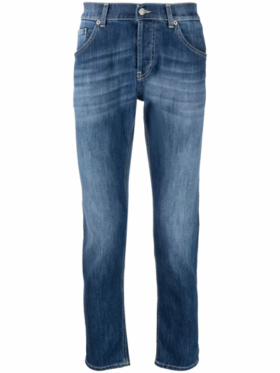 Dondup Mius Low-rise Slim-fit Jeans In Blue