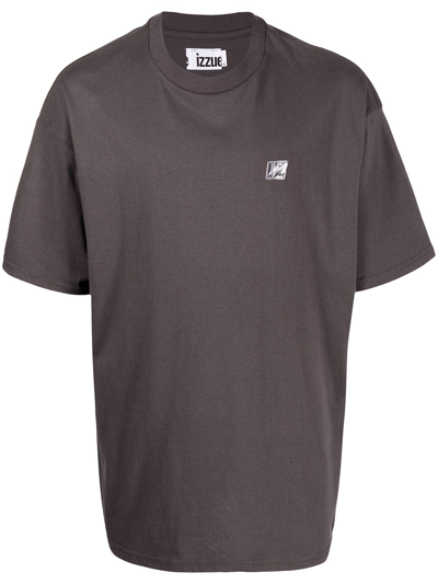 Izzue Logo-print Short-sleeved T-shirt In Grau