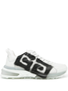 Givenchy Graffiti-logo Lace-up Sneakers In Weiss