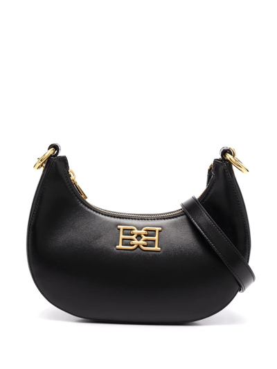 BALLY Bleyr バッグ ショルダーバッグ Bally Bleyr Hobo Bag In Embossed Leather In Black | ModeSens