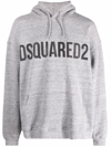 Dsquared2 Logo-print Relaxed Hoodie In Grau