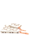 Off-white Arrows Pattern Towel Set In Nude