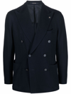 Tagliatore Double-breasted Jacket In Blau
