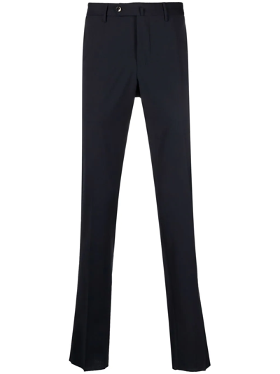 Pt01 Slim Tailored Trousers In Blau