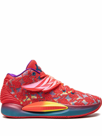 Nike Kd 14 Ep "ron English 3" Sneakers In Red