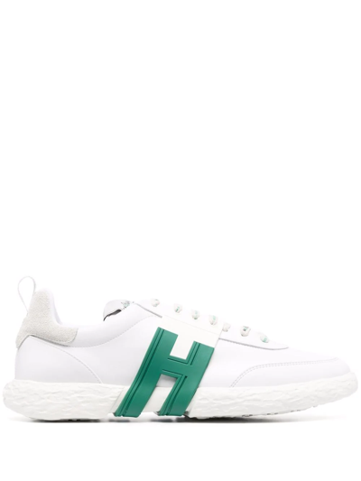 Hogan Logo-patch Lace-up Sneakers In Multi-colored