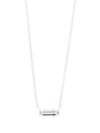 Le Gramme 10g Segment Necklace In Silber