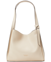 Kate Spade Knott Large Colorblock Pebbled Leather Shoulder Bag In Milk Glass