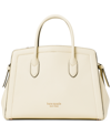 Kate Spade New York Knott Medium Pebbled Leather Satchel In Cream