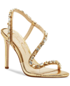JESSICA SIMPSON WOMEN'S JAYCIN EVENING EMBELISHED BARELY-THERE DRESS SANDALS WOMEN'S SHOES
